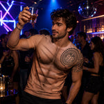 Men’s-Funny-3D-Muscular-Aloha,-Hawaiian-Tattoo-Body-Graphic-Tee,-Summer-Beach-Party,-Halloween-Costume-Personalized-Shirt