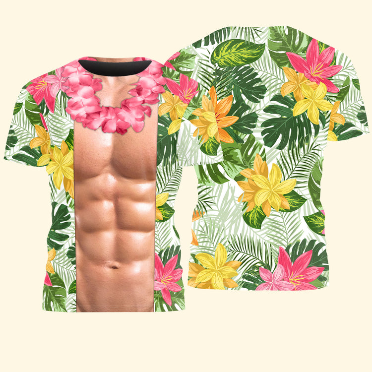 Men’s-Funny-3D-Muscular-Body-Hawaiian-Shirt,-Summer-Tropical-Floral-Bachelor-Party-Personalized-Shirt-3