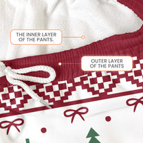 Meowy Catmas Christmas Pet Cat Dog Festive Ugly Patterns - Personalized Sweatpants