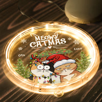 Meowy Catmas - Funny Style - Personalized LED Pendant Light