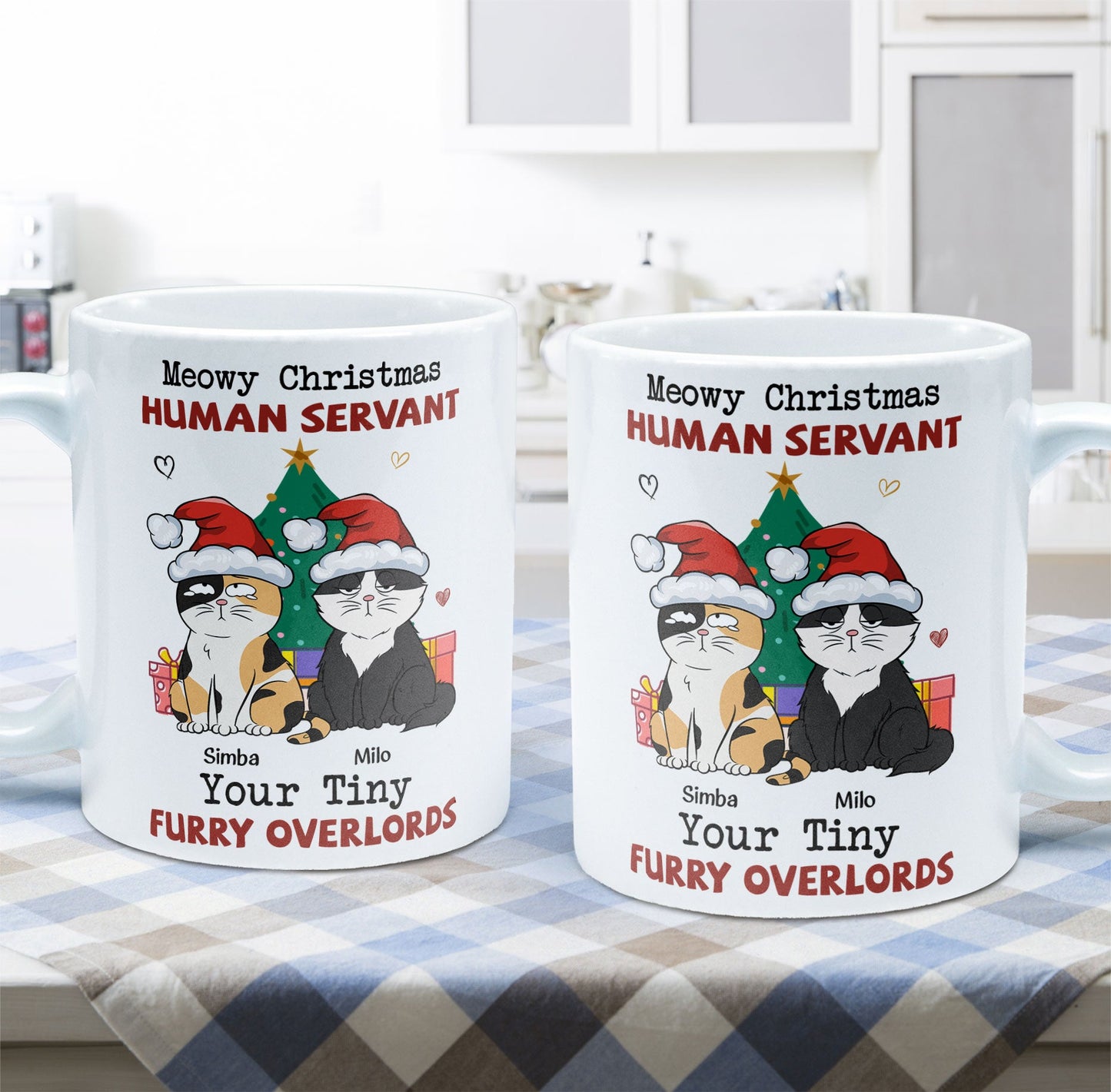 Meowy Christmas - Personalized Mug