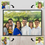 Merge Of Different Photos Family Together - Personalized Photo Poster