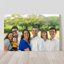 Merge Of Different Photos Family Together - Personalized Photo Poster