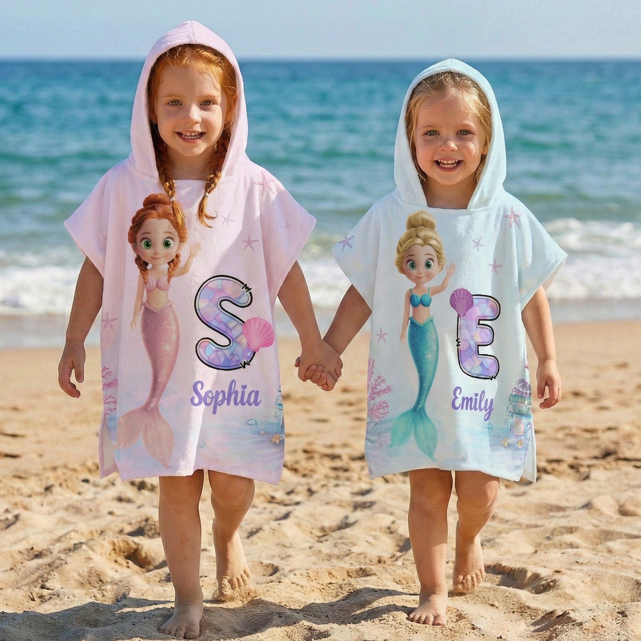 Mermaid_Initial_Personalized_Kids_Hooded_Towel_1