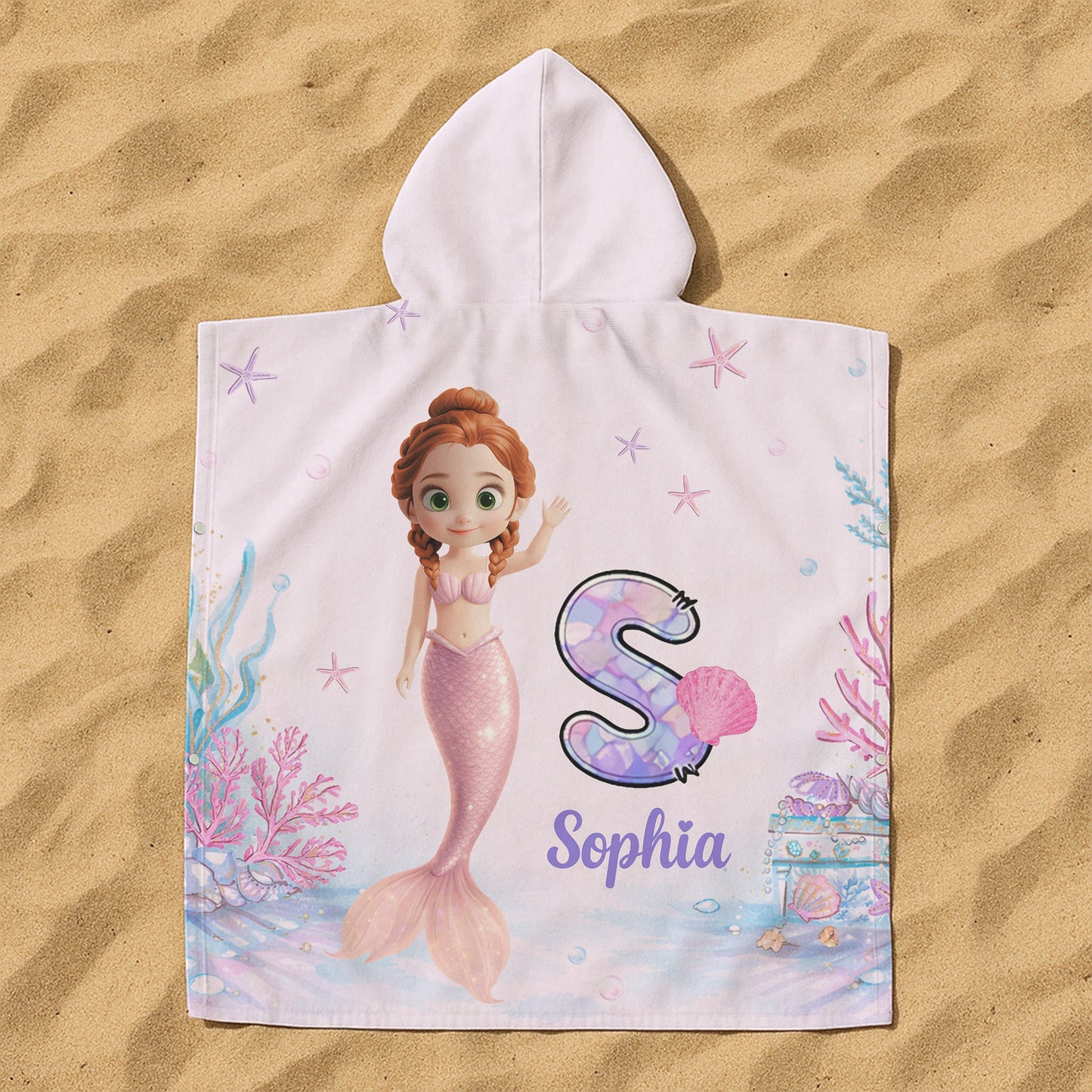 Mermaid_Initial_Personalized_Kids_Hooded_Towel_4