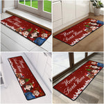 Merry Christmas Home Sweet Home - Personalized Runner Rug