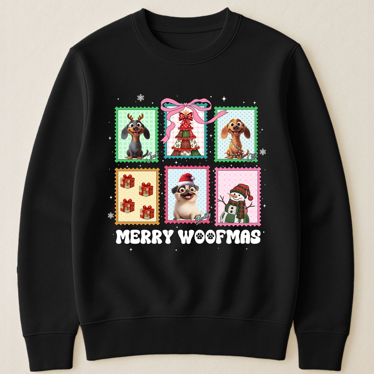Merry Christmas Pet Lovers Stamp - Personalized Shirt