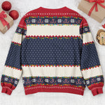 Merry Fishmas Gift For Fishing Lovers - Personalized Photo Ugly Sweater