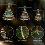 Merry Fishmas Tree 2D Flat - Acrylic Ornament