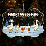 Merry Goosemas - Personalized Acrylic Ornament