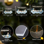 Merry Goosemas - Personalized Acrylic Ornament