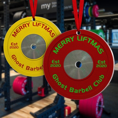 [Only available in the U.S] Merry Liftmas - Personalized Aluminum Ornament