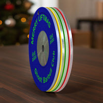 [Only available in the U.S] Merry Liftmas - Personalized Aluminum Ornament