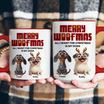 Merry Woofmas Dogs Christmas - Personalized Accent Mug