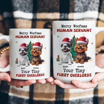 Merry Woofmas Human Servant - Personalized Mug