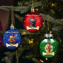 Merry Woofmas - Personalized Ball Ornament
