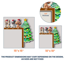 Merry Woofmas - Personalized Door Corner Wood Sign