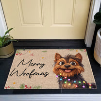 Merry Woofmas - Personalized Doormat