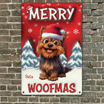 Merry Woofmas - Personalized Metal Sign