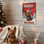 Merry Woofmas - Personalized Metal Sign