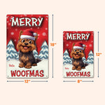 Merry Woofmas - Personalized Metal Sign