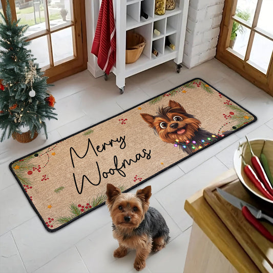 Merry Woofmas - Personalized Runner Rug