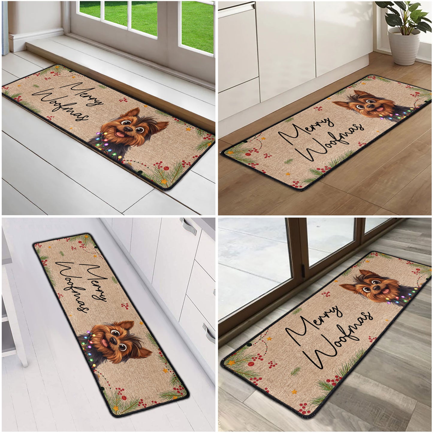 Merry Woofmas - Personalized Runner Rug
