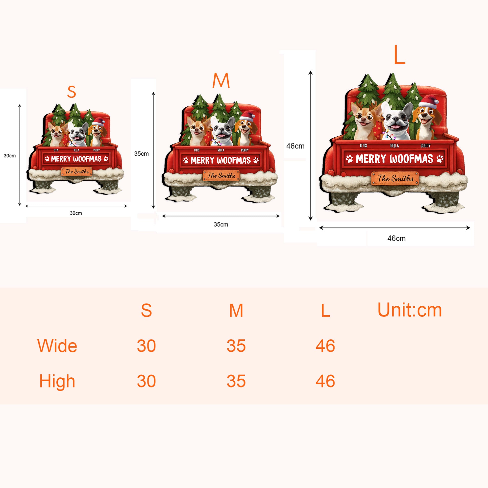 Merry Woofmas - Personalized Wood Sign