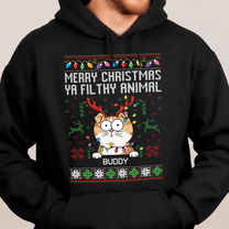 Merry Christmas Ya Filthy Animal Personalized Shirt