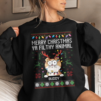 Merry Christmas Ya Filthy Animal Personalized Shirt