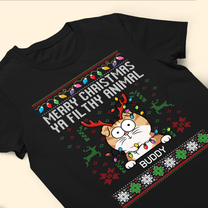 Merry Christmas Ya Filthy Animal Personalized Shirt
