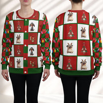 Merry Woofmas - Personalized Crewneck Cardigan