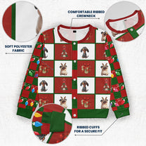 Merry Woofmas - Personalized Crewneck Cardigan
