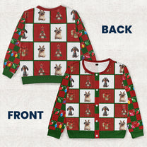 Merry Woofmas - Personalized Crewneck Cardigan