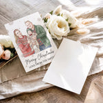 Merry-Christmas-Happy-Holidays-Custom-Photo-Watercolor-Personalized-Card