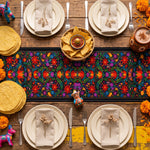 Mexican Cinco De Mayo Floral Fiesta Dia De Los Muertos - Personalized Table Runner 2