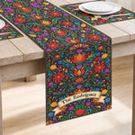 Mexican-Cinco-De-Mayo-Floral-Fiesta-Dia-De-Los-Muertos-Personalized-Table-Runner-Set-4