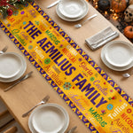 Mexican-Day-Of-The-Dead-Festive-Flowers-Repeating-Names-Personalized-Table-Runner-1