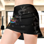 Middle Finger, Hippie - Custom Women's Skorts With Pockets