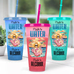 Might Be Water, Might Be Alcohol - Personalized Color Changing Cup
