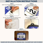 Miles Run This Year - Personalized Hanging Run Tracker