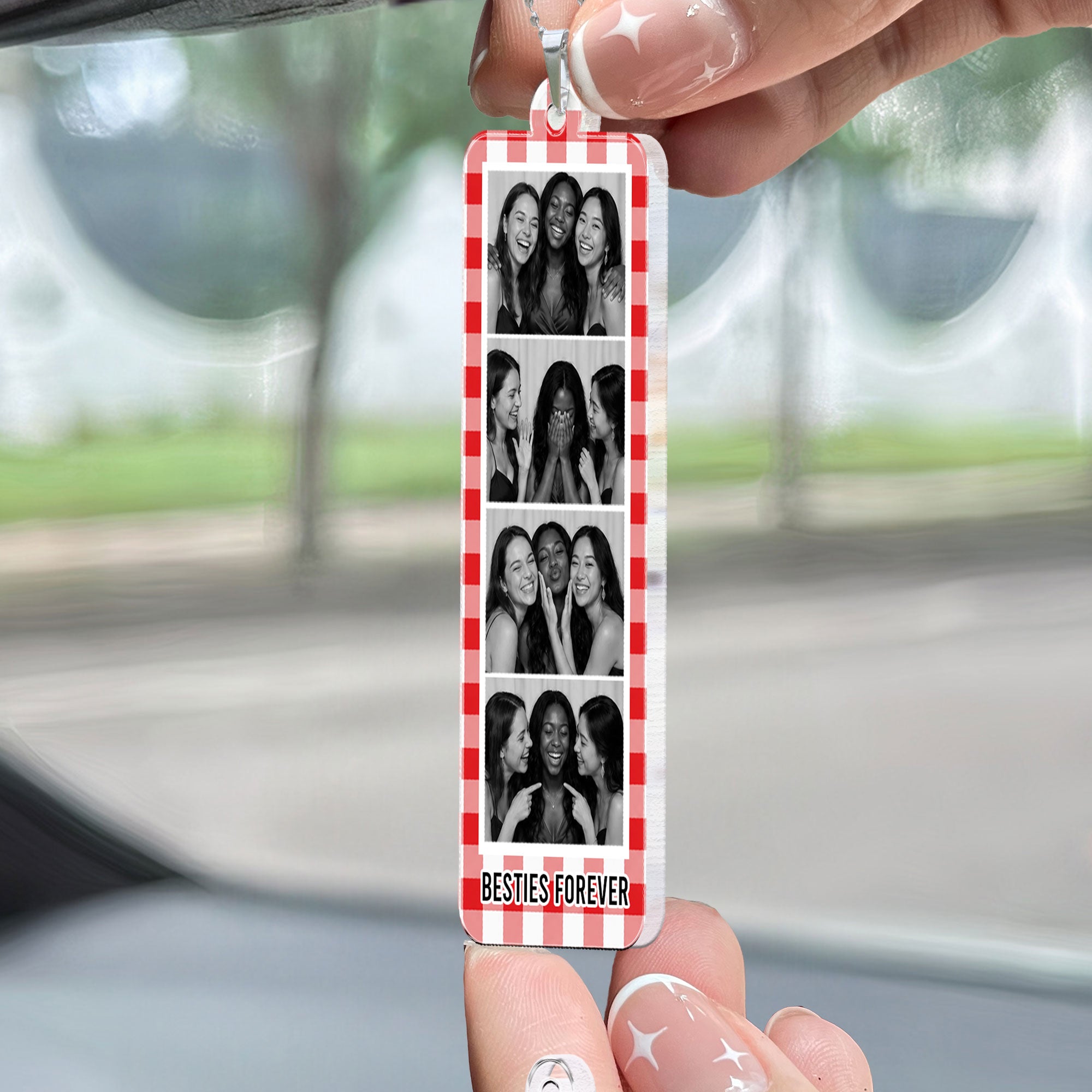 Mini-Photo-Booth-Strip-Gift-For-Friends-Personalized-Rear-View-Mirror-Accessory-2