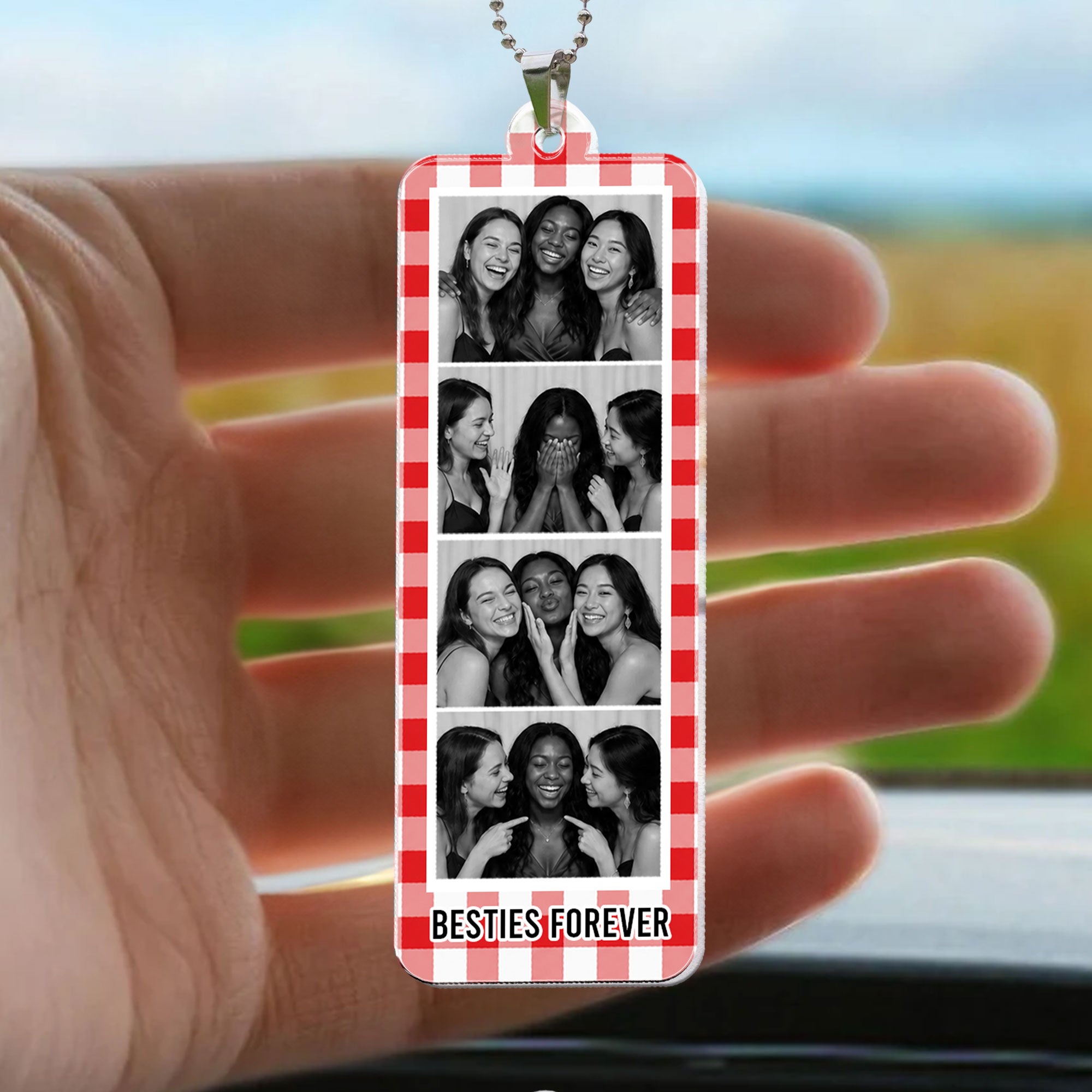 Mini-Photo-Booth-Strip-Gift-For-Friends-Personalized-Rear-View-Mirror-Accessory-3