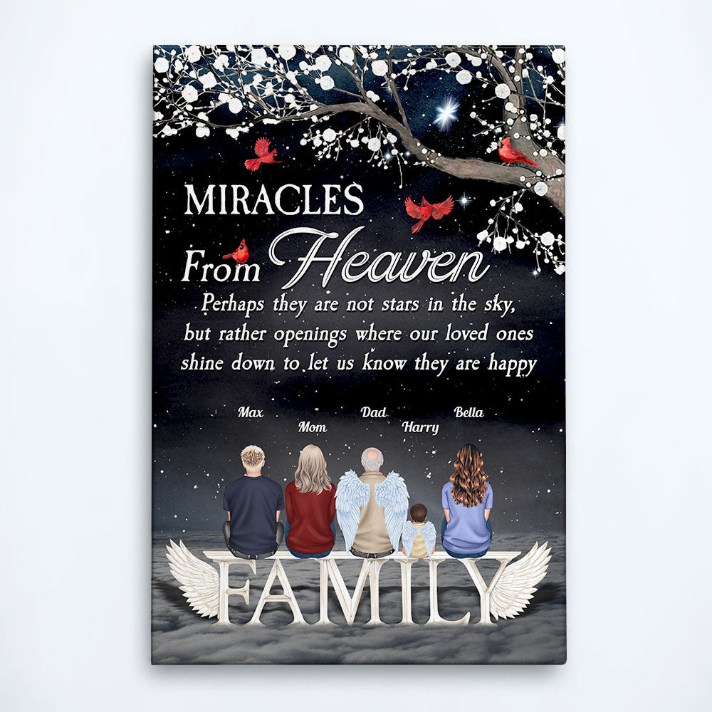 Miracles From Heaven - Personalized Wrapped Canvas
