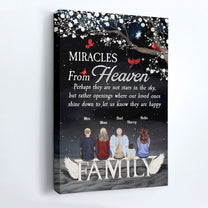 Miracles From Heaven - Personalized Wrapped Canvas