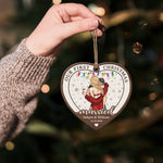 Our First Christmas Married Couple - Personalized Wooden Ornament