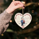From Our First Kiss Till Our Last Breath - Personalized Wooden Ornament