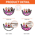 Mom And Her Children - New Style - Personalized Window Hanging Suncatcher Ornament
