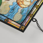 Mom And Her Children - Personalized Stained Glass Suncatcher