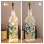 Mom Custom With Kids' Names - Personalized Bottle Lamp